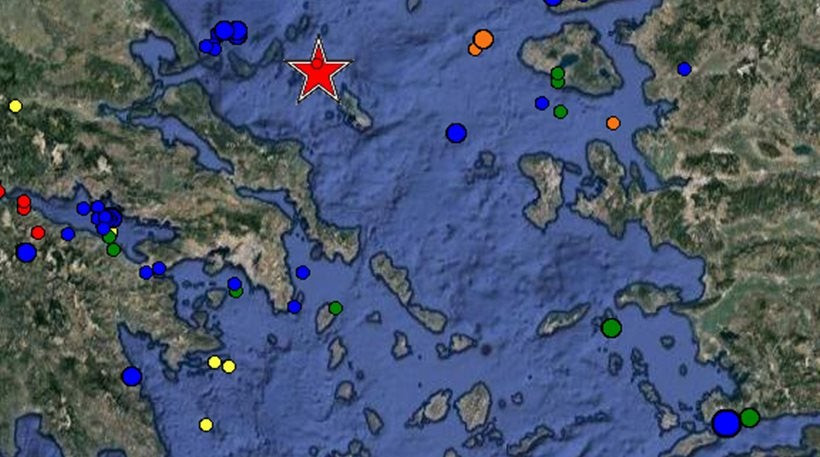 Σεισμός 5 Ρίχτερ στις Σποράδες – Αισθητός και στην Αθήνα